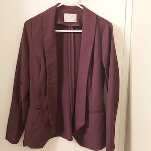 🇨🇦Dynamite Dark Purple Blazer Cardigan Size Large (L)